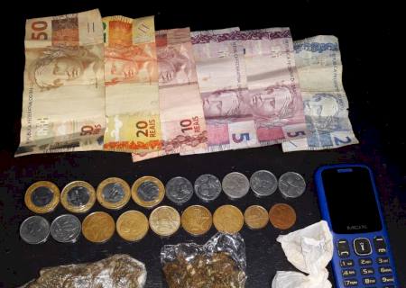 Força Tática flagra jovem traficando drogas em Angélica