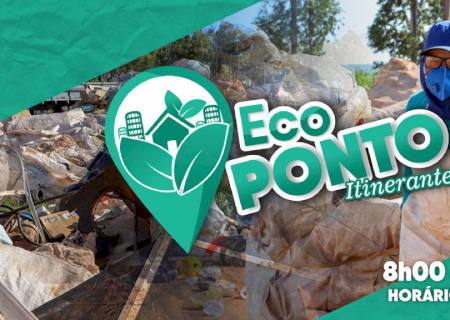 Ecoponto Itinerante chega nos bairros para descarte de recicláveis e inservíveis