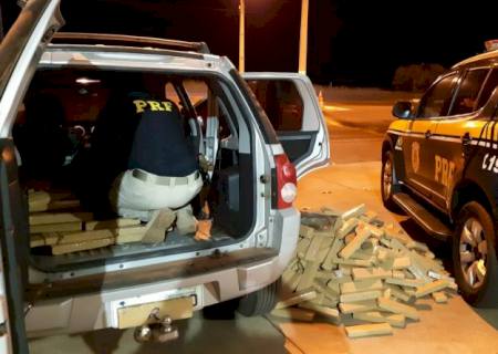 PRF em Três Lagoas intercepta maconha que seguia para o interior de São Paulo