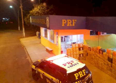 Carga de maconha avaliada em R$ 3 milhões é apreendida em Água Clara