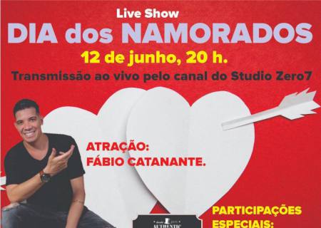No dia dos namorados, Nova Andradina ganha live romântica