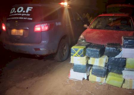 DOF prende dupla com mais de 300 kg de maconha em Paranhos