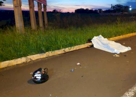 Jovem morre e adolescente fica em estado grave ao serem atropelados na MS-156
