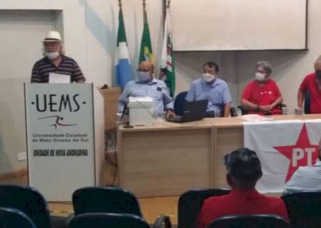 PT oficializa candidatura de Tadão à Prefeitura de Nova Andradina