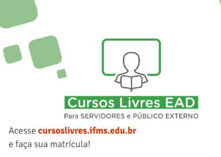 IFMS abre matrículas para cursos livres a distância na sexta-feira