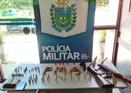 Trio de caçadores é preso, tem armas apreendidas e 300 kg de carne
