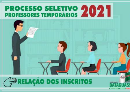 Semec disponibiliza relação de inscritos no Processo Seletivo para contratação de Professores Temporários