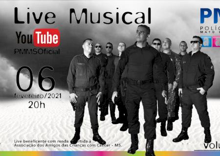 Polícia Militar realiza Live Musical Solidária neste sábado (6)