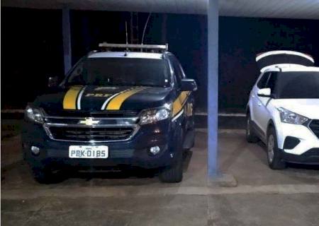 Em Terenos, PRF recupera veículo com restrição criminal ocorrido no Rio de Janeiro
