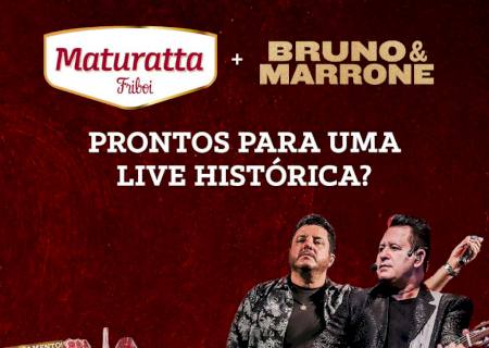 Maturatta Friboi patrocina primeira live do ano da dupla Bruno & Marrone
