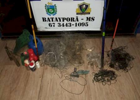 Vídeo: PMA de Naviraí, Bela Vista e Batayporã fiscalizam 130 pescadores em quatro rios