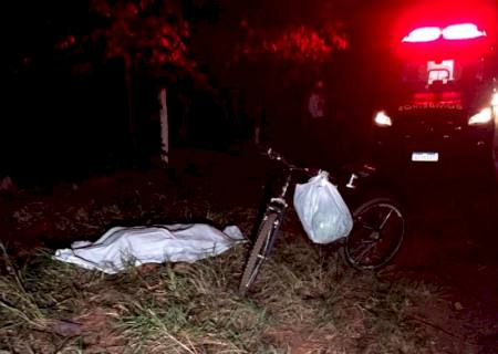 Homem de bicicleta morre após sofrer mal súbito na MS-141 em Ivinhema