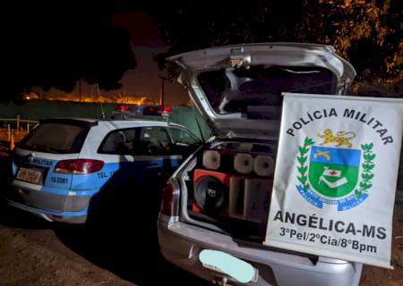 Som automotivo é apreendido após denúncia de perturbação do sossego em Angélica
