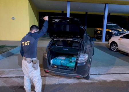 Trio catarinense é preso em Eldorado transportando e batendo carga de drogas