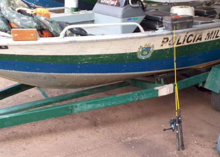 PMA de Miranda e Corumbá fiscalizam 48 pescadores e 15 embarcações no rio Miranda