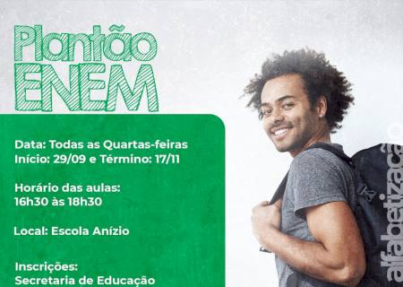 Em Batayporã, Secel promove plantão de dúvidas para o Enem 2021