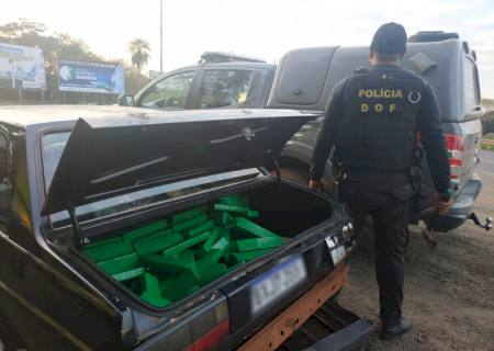 DOF intercepta veículo que seguia com mais de 100 kg de maconha para São Paulo