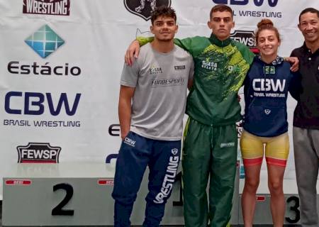 Irmãos Silva vão ao pódio no Campeonato Brasileiro Cadete e Júnior de Wrestling