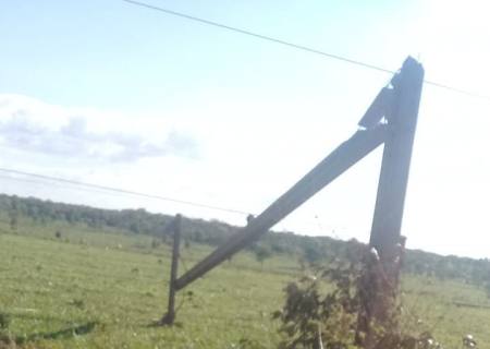 Hoje completa uma semana que moradores da zona rural sofrem com falta de energia elétrica em Nova Andradina