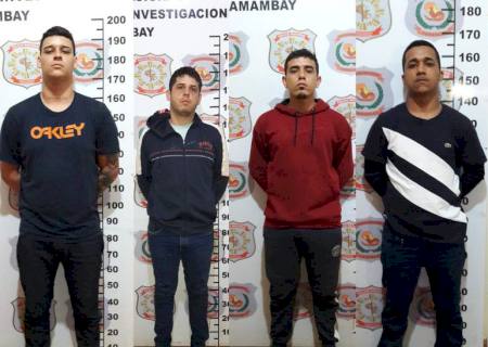 Cinco brasileiros são presos com ''arsenal de guerra'' no Paraguai