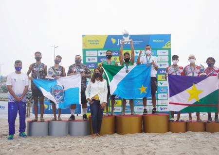 MS é campeão no vôlei de praia e basquete masculino nos Jogos Escolares Brasileiros 2021