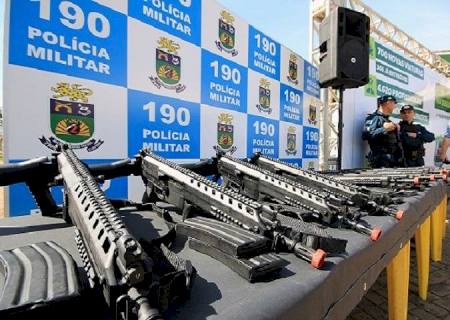 Até final de 2022 o Governo do Estado vai comprar 5,5 mil armas para as polícias do MS