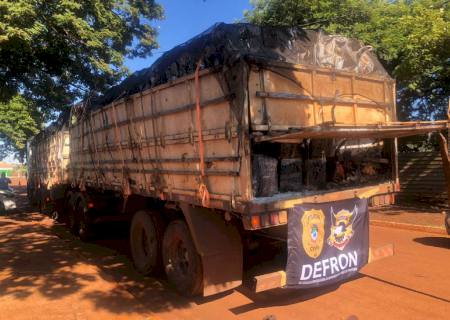 Motorista é preso pela Defron transportando maconha em carga de sucata na MS-276