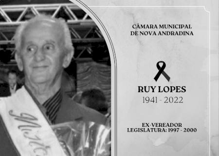 Velório do ex-vereador Ruy Lopes acontece nesta quinta-feira