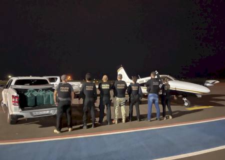 Aeronave com quase meia tonelada de cocaína é interceptada em Campo Grande