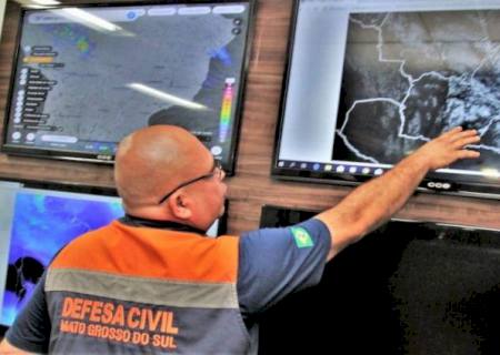 Defesa Civil emite alerta de temporal e queda na temperatura em Nova Andradina e outras cidades