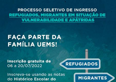 UEMS lança Edital pioneiro com 500 vagas para migrantes na graduação