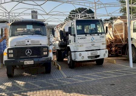 Leilão da Sanesul tem caminhão, motos e utilitários com lance a partir de R$ 17 mil