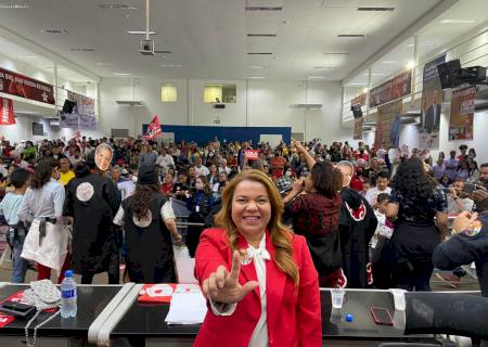 PT lança oficialmente Giselle Marques como candidata ao governo de MS