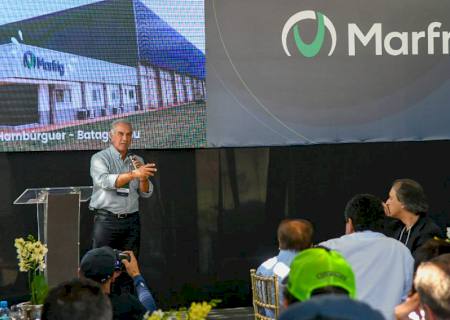 Governador participa da inauguração da maior fábrica de hambúrguer do mundo em Bataguassu