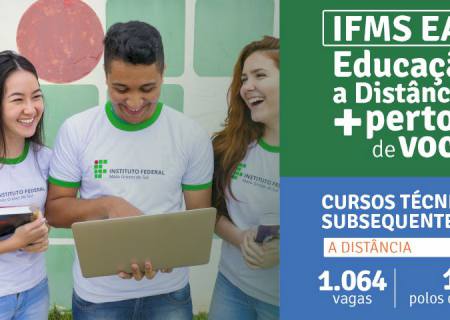 IFMS recebe inscrições para cursos técnicos a distância até dia 30