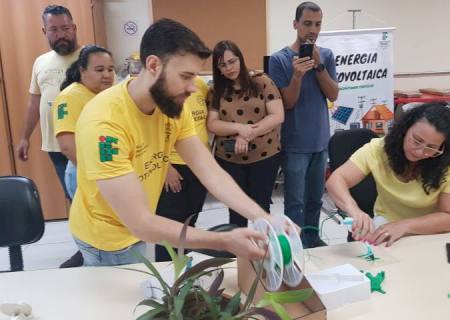 Em Nova Andradina, projeto do IFMS aborda uso de energia limpa e renovável