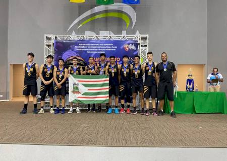 Nova Andradina é vice-campeã do SUB 17 de basquete