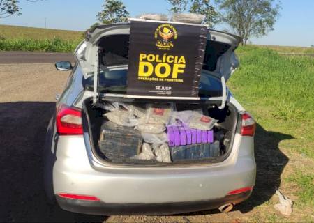 DOF apreende maconha e skunk que eram levadas para o Estado do Espírito Santo