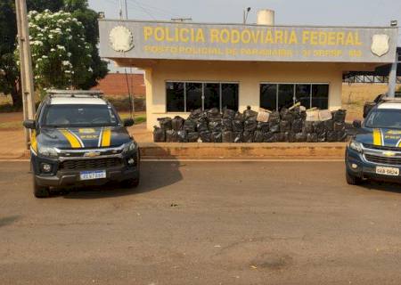 Dupla é presa com 1,5 ton de maconha sendo transportada em caminhão na BR-158