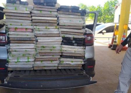 Polícia Rodoviária Federal apreende em Coxim maconha que seguia para Rondônia