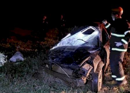 Motorista é arremessado de carro e morre em capotagem na MS-147 região de Culturama