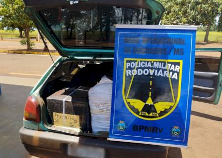 Polícia Militar Rodoviária apreende mercadorias em R$ 25 mil em Dourados