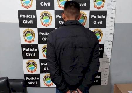 Polícia Civil prende suspeito de homicídio e tentativa de feminicídio ocorrido em Fátima do Sul