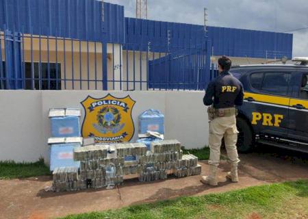 PRF apreende cocaína avaliada em mais de R$ 87 milhões em MS