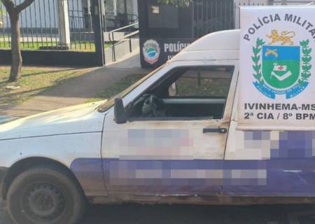 Homem é preso depois de furtar veículo no centro de Ivinhema