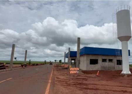 Base da polícia no distrito de Ipezal em Angélica está com 45% de obras concluídas