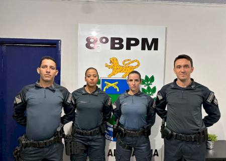 8º Batalhão de Polícia Militar recebe novos Oficiais