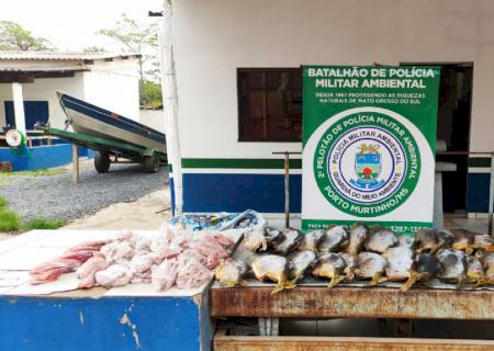Polícia Ambiental de Porto Murtinho autua homem por pesca ilegal