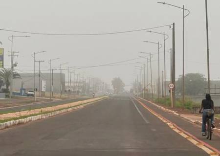Inmet emite alerta de tempestade, com ventos de 100 km/h em Nova Andradina e região