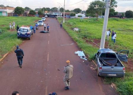 Motociclista morre em colisão com Saveiro em Dourados